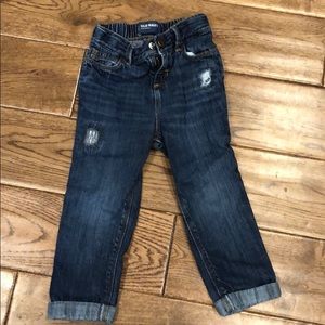 Size 2T Old Navy distressed boyfriend jeans